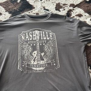 Nashville Music City Gray T-Shirt